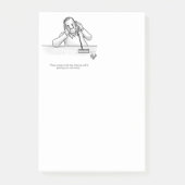 Funny Customer Service Spaß Post It Notes Post-it Klebezettel (Vorderseite)