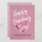 Funny Customizable Anti-Valentine-Tageskarte Feiertagskarte (Vorne/Hinten)