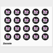Funny Customizable Bad Girl Stickers (Blatt)