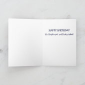 Funny Customizable Birthday for Enthusiastic Typ Karte (Innenseite)