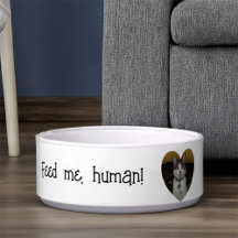 Funny Customizable Keramik Pet Bowl