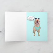 Funny Customizable Labrador Report wird gut Karte (Innenseite)