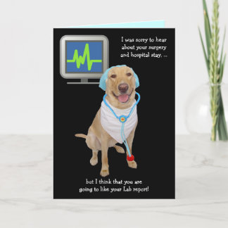 Funny Customizable Labrador Report wird gut Karte