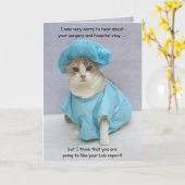 Funny Customizable Labrador Report wird gut Karte (Gelbe Blume)