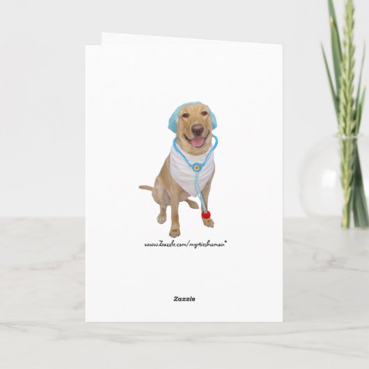 Funny Customizable Labrador Report wird gut Karte (Rückseite)