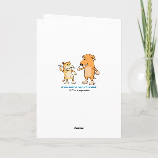 Funny Customizable Little Horse Birthday Card Karte (Rückseite)