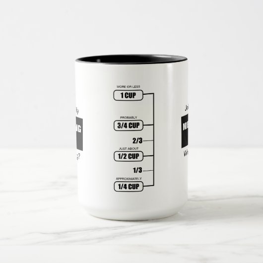 Funny Customizable Measurement Cup-Kaffee Tasse (Zentrum)