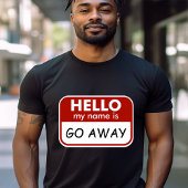 Funny Customizable Name Abzeichen für Introvertier T-Shirt