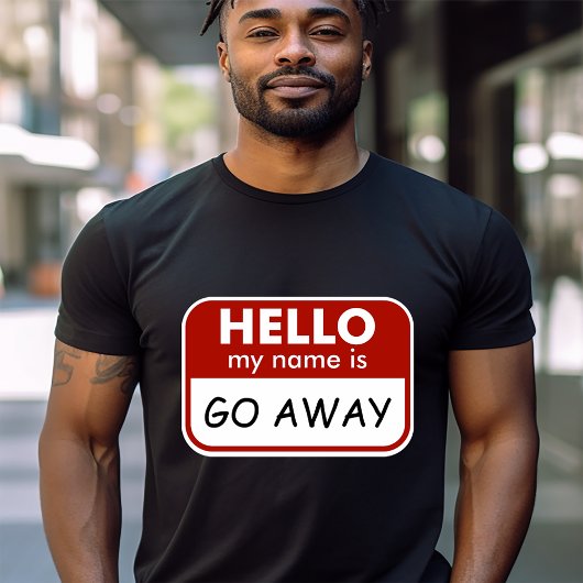 Funny Customizable Name Abzeichen für Introvertier T-Shirt