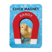 Funny Customizable Name Chick Magnet (Vertikal)