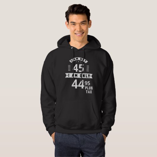 Funny Customizable Plus Tax Hooded Sweatshirt (Vorne ganz)