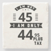 Funny Customizable Plus Tax Stone Untersetzer (Vorderseite)