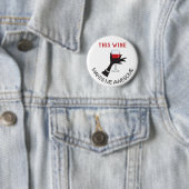 Funny Customizable Red Wine Sprichwort Button (Beispiel)