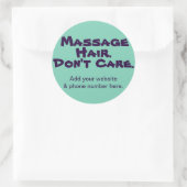 Funny Customizable Stickers for Massage Clients (Tasche)