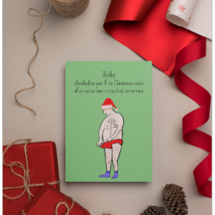 Funny Customizable Weihnachten Postkarte