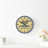 Funny Customize It Handyman Runde Wanduhr (Zuhause)