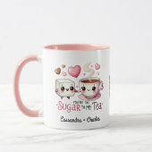 Funny Customized Couple "Sugar to My Tee" Tasse (Links)