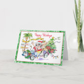 Funny Customized Holiday Folded Greeting Card Karte (Vorderseite)