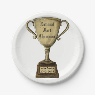 Funny Customized Trophy Award Pappteller