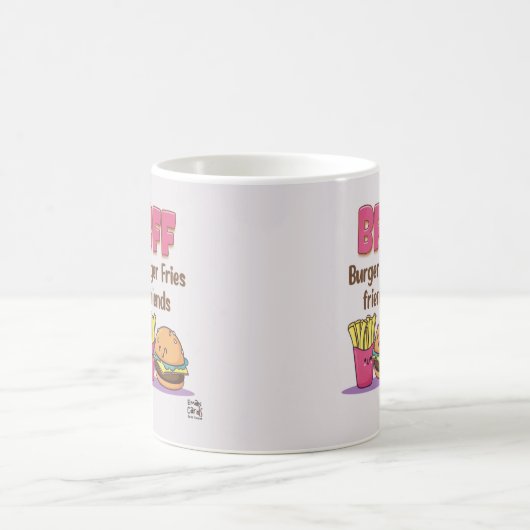 Funny Cute BFF Mug Kaffeetasse (Mittel)
