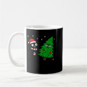 Funny Cute Black Cat What Jamas Christmas Tree Cos Kaffeetasse (Links)
