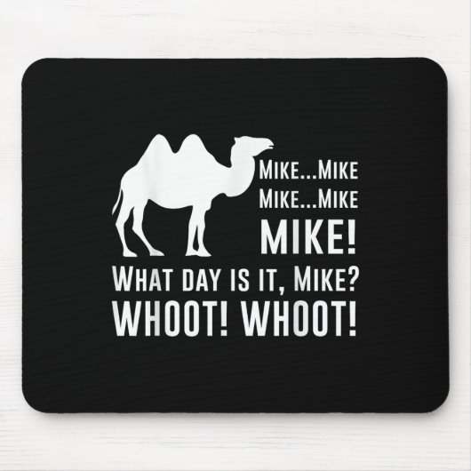 Funny Cute Camel Quotes About Hump Day Funny Quote Mousepad (Vorne)