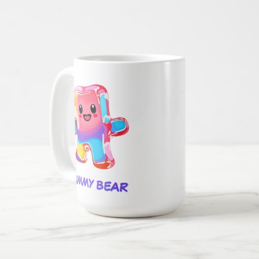 Funny Cute Candy Gimme Gummy Bear Kaffeetasse (Vorderseite Links)