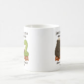 Funny, cute, cartoon animal snake short quote gift kaffeetasse (Mittel)
