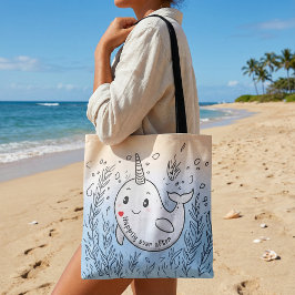 Funny cute cartoon drawing illustration  tote bag tasche