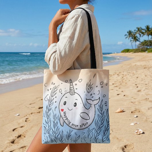 Funny cute cartoon drawing illustration  tote bag tasche