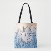 Funny cute cartoon drawing illustration  tote bag tasche (Vorderseite)