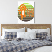 Funny cute cat doing yoga. funny yoga design leinwanddruck (Insitu (Schlafzimmer))