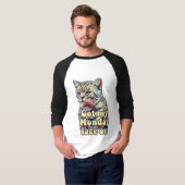 Funny cute cat meme for cat lovers & kitty owners T-Shirt (Vorne ganz)