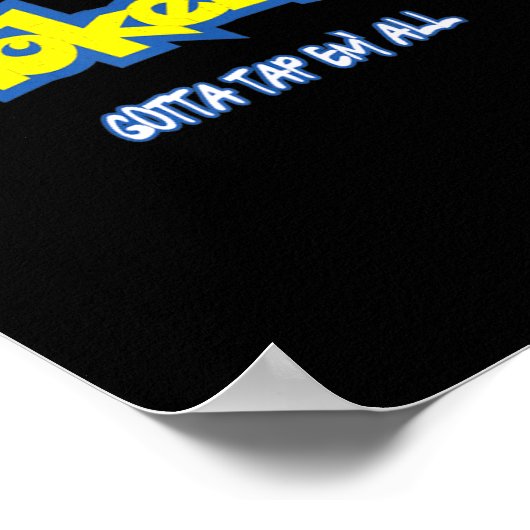 Funny Cute Chokemon Jiu Jitsu Poster (Ecke)