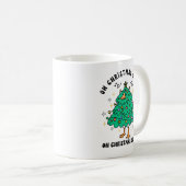 Funny Cute Christmas Goose Kaffeetasse (VorderseiteRechts)