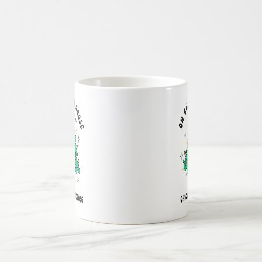 Funny Cute Christmas Goose Kaffeetasse (Mittel)