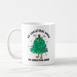 Funny Cute Christmas Goose Kaffeetasse