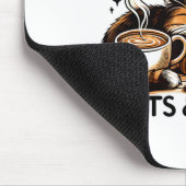Funny Cute Coffee Cats Books Lover Women Men Kids Mousepad (Ecke)