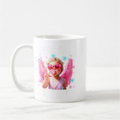 Funny Cute Cud Says Six Seven Valentine's Day 67 M Kaffeetasse (Links)