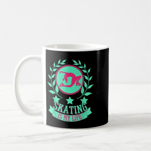 Funny Cute Figure Skater For Ice Skating Srt Gift  Kaffeetasse (Links)