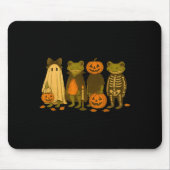 Funny Cute Frog Halloween Costumes Mousepad (Vorne)