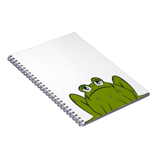 Funny Cute Frog Notizblock (Rechte Seite)
