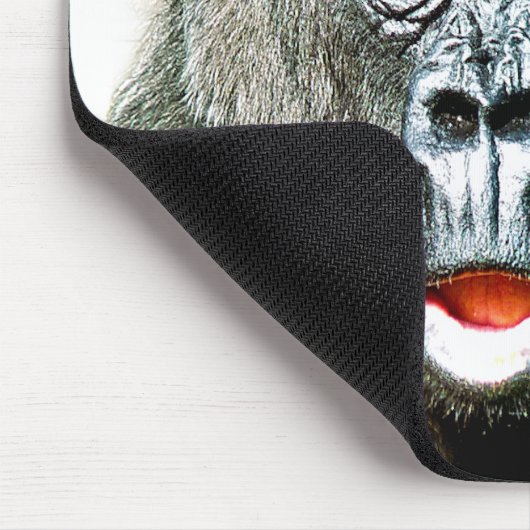 FUNNY CUTE GORILLA MOUSEPAD (Ecke)