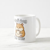 Funny cute Hamster Coffee Mug  Kaffeetasse (VorderseiteRechts)