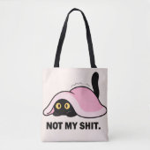 Funny cute humorous cat animal quotes tasche (Vorderseite)