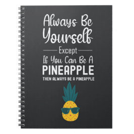 Funny Cute Pineapple Gifts Fruit Humor Humorous Notizblock