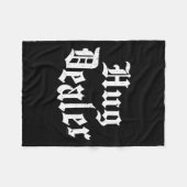 Funny Cute Sensitive Feet Hug Merchant Valentine's Fleecedecke (Vorderseite (Horizontal))