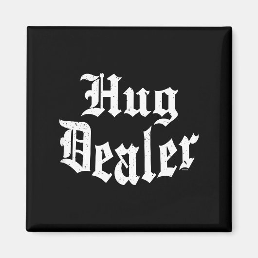 Funny Cute Sensitive Feet Hug Merchant Valentine's Magnet (Vorne)