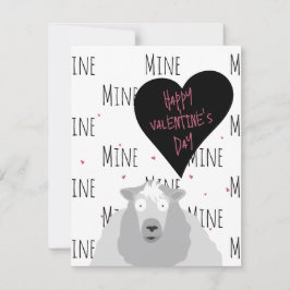 Funny Cute Sheeply The Best Sheep Pun Customizable Karte
