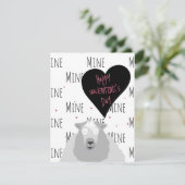 Funny Cute Sheeply The Best Sheep Pun Customizable Karte (Stehend Vorderseite)
